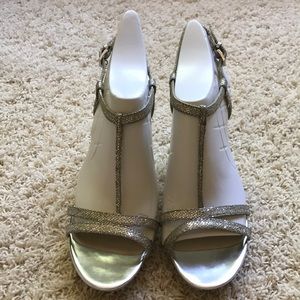 Michael Kors Silver Sparkle Heels